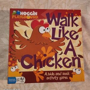 Vintage Walk like a Chicken preschool game 3+ Educational creative developement